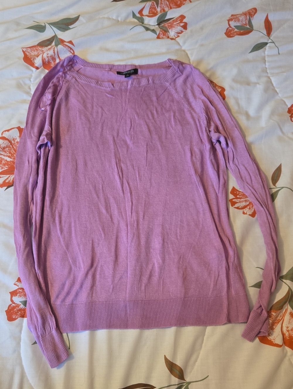 Dynamite Lilac Crewneck Sweater